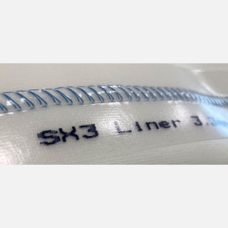 SX3 3D liner for pipe relining. 3.3mm thick, can negotiate 90 degree bends with ease. For use in Cipp drain relining and inversion lining with Sanikom Epoxy resin range